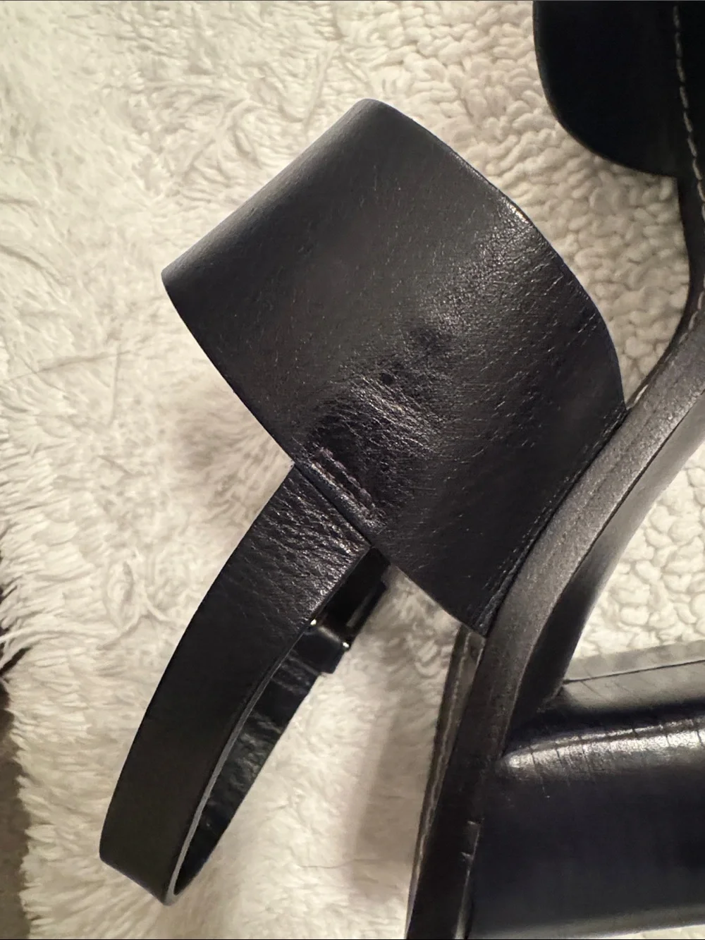 Tory Burch Navy Leather Slingback Heeled Sandals